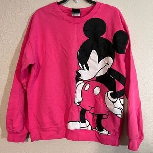 Pink Mickey Mouse Crewneck